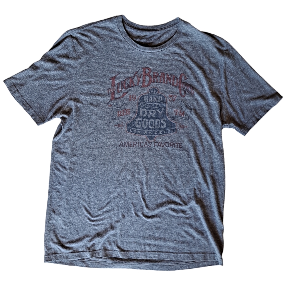 Lucky Brand grey short sleeve t shirt